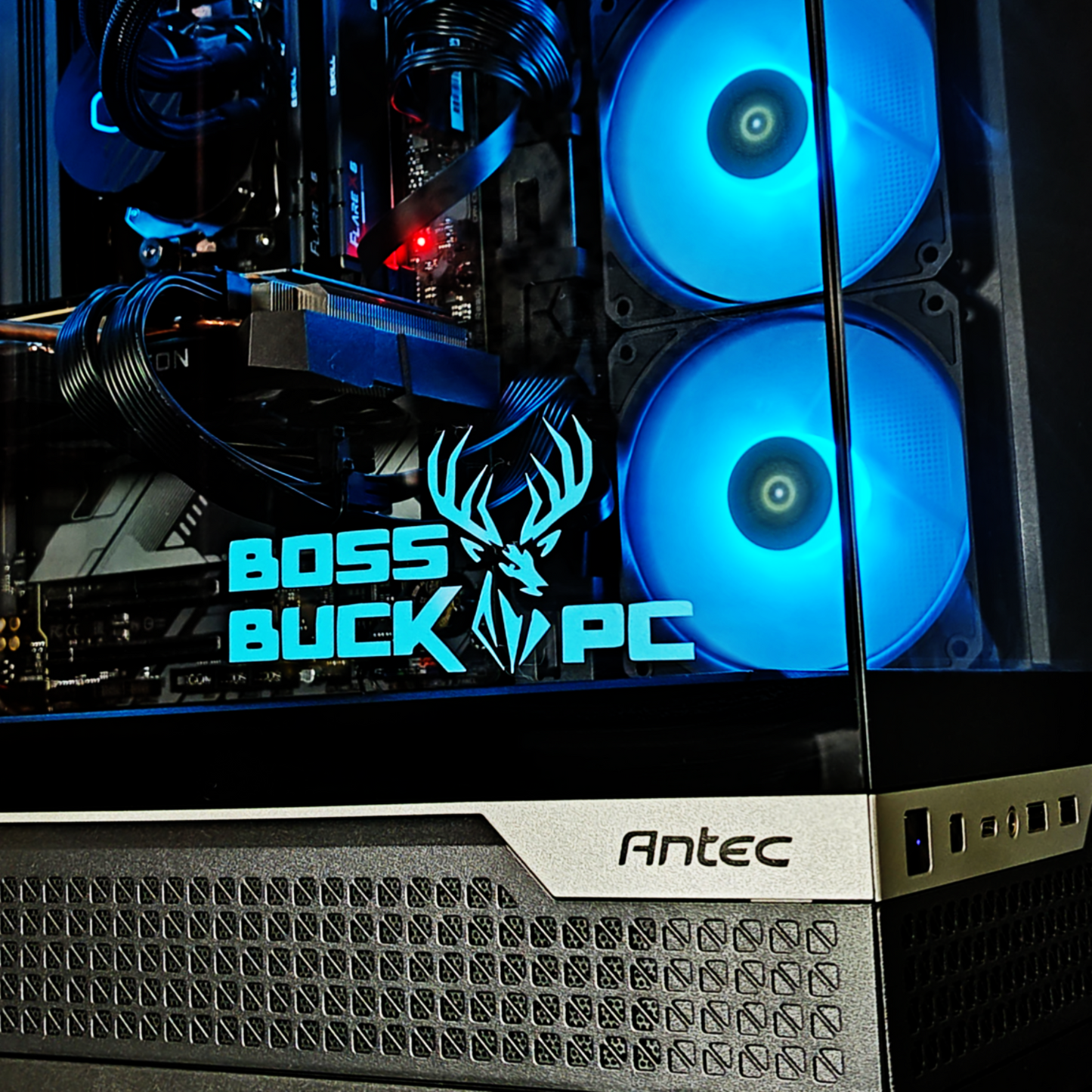 RAGING BUCK ALPHA- AMD Ryzen 7 9800X3D, RTX 4080 Super, 32GB DDR5, 2TB Gen4 NVME SSD