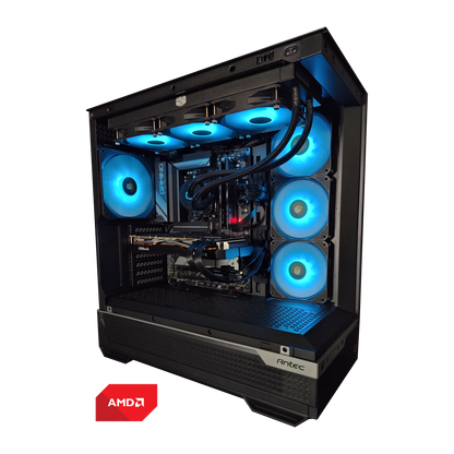 RAGING BUCK ALPHA- AMD Ryzen 7 9800X3D, RTX 4080 Super, 32GB DDR5, 2TB Gen4 NVME SSD