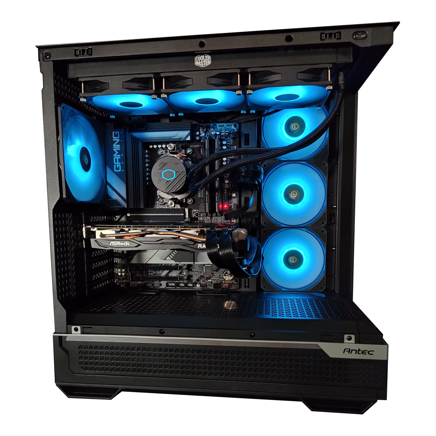 RAGING BUCK ALPHA- AMD Ryzen 7 9800X3D, RTX 4080 Super, 32GB DDR5, 2TB Gen4 NVME SSD